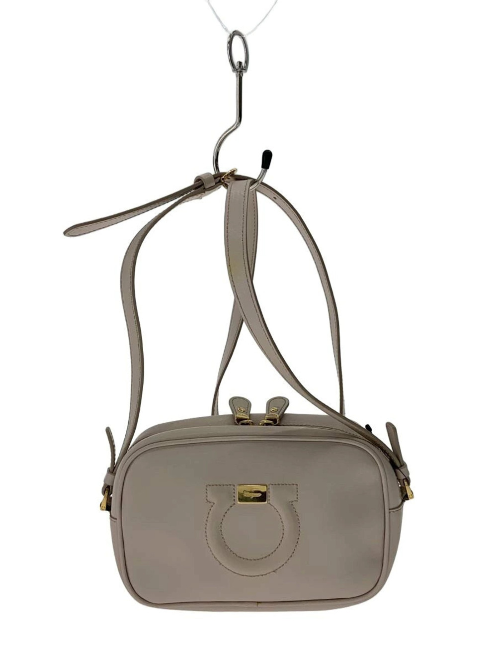 Salvatore Ferragamo Shoulder Bag Leather Pink